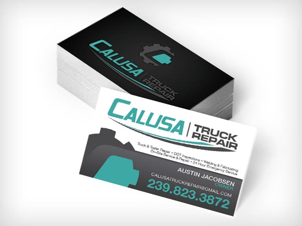 Calusa Truck Repair Cards