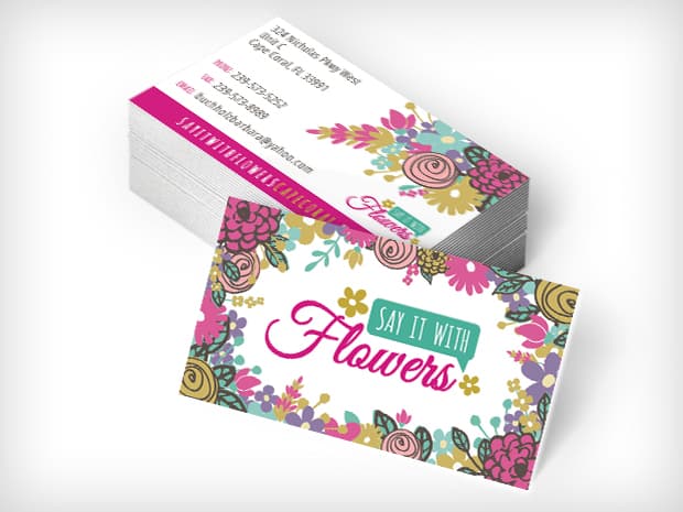 Say It With Flowers Cards