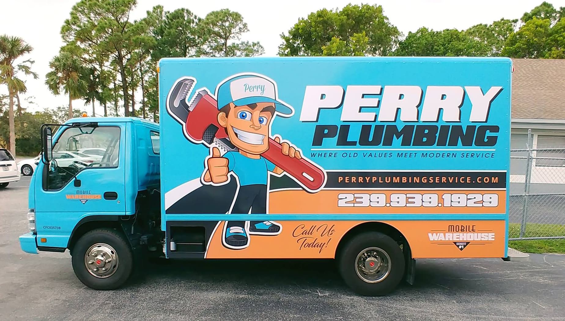 Service Vehicle Wrap