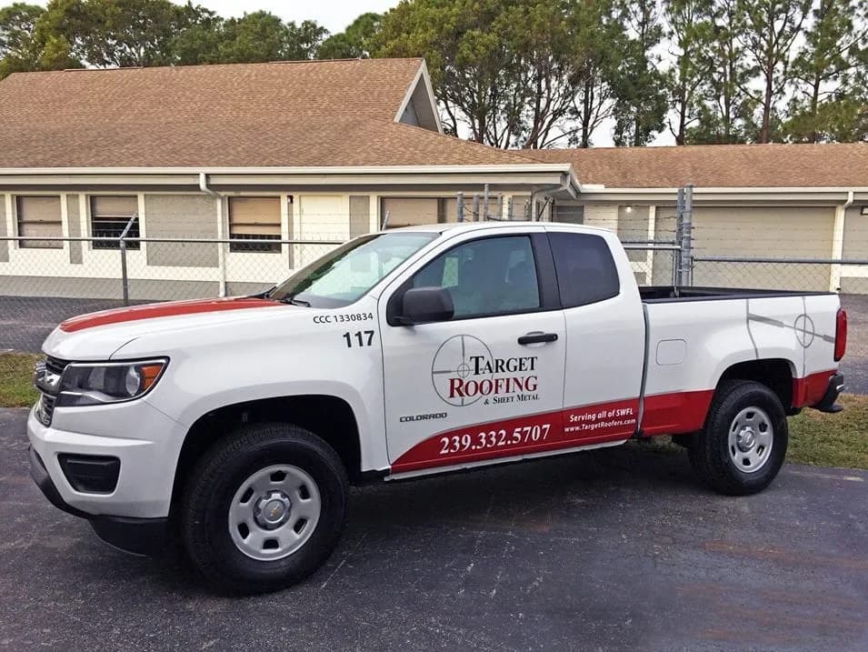 Target Roofing Truck